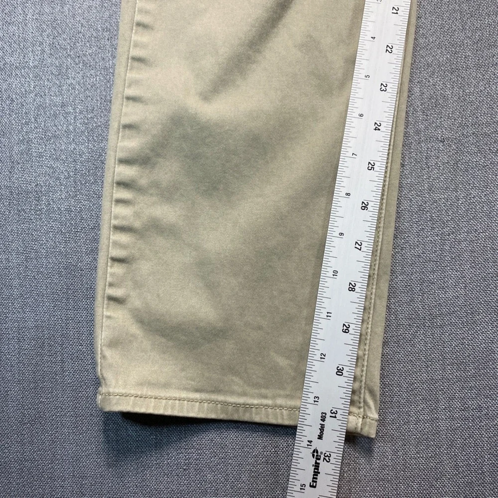 Lucky Brand 121 Slim Straight Khaki Chino Pants Mens 31x32 Tan Five Pocket
